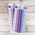 Foiled Amethyst Hobonichi Weeks Date Cover Strips